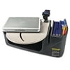AutoExec Car Desk with Laptop Mount, Supply Organizer, Gray