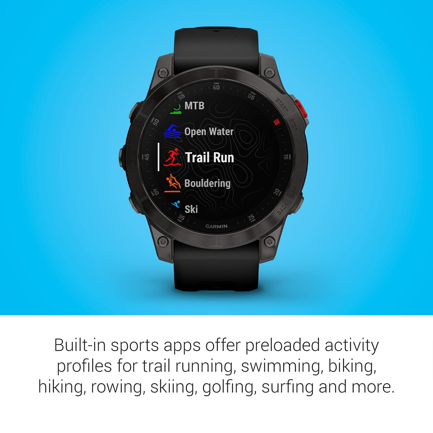 Restored Garmin 010-N2582-10 Epix Gen 2 Premium Active Smartwatch 47 mm Black Ti