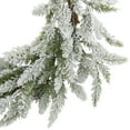 thumbnail image 3 of Northlight Heavily Flocked Pine Artificial Christmas Wreath - 16" - Unlit, 3 of 7