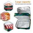 thumbnail image 5 of RATGDN Lunch Bag for Women Insulated Oil Painting Strawberries Lunch Bags Work Picnic, 5 of 8