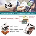 thumbnail image 5 of FALAN MULE Small Wallet for Women Genuine Leather Bifold Purse RFID Blocking Card Holder, 5 of 6