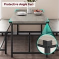 thumbnail image 5 of 3-Piece Rectangular Dining Room Table Set with 2 Sturdy Benches,Kitchen Table Set for Small Space, Apartment, 5 of 6