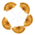 thumbnail image 4 of LEXSOMEO 15pcs Gold Fan Shaped Cake Toppers For Birthday Cake Decorations Chinese Cake Decorations Wedding Cake Topper And Tropical Cake Decoration, 4 of 5
