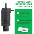 thumbnail image 5 of Car Windshield Washer Fluid Pump Washer Pump 68225066AA,68225066AB for 2014-2018 Auto Parts, 5 of 5