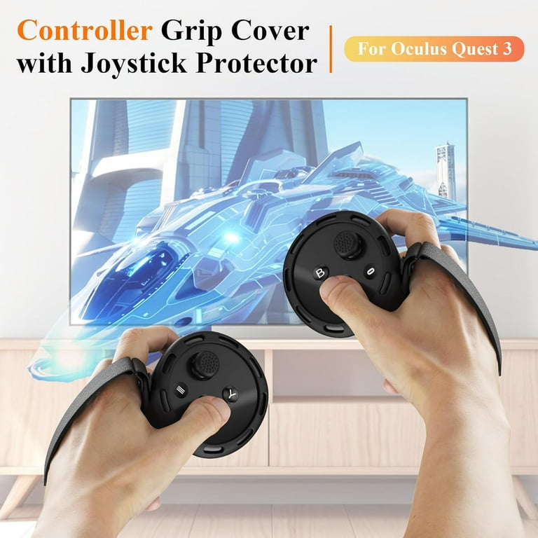Silicone Grip Cover for Oculus Quest 3, Protector Cover with