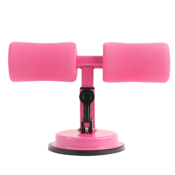 LEORX Portable Sit Up Exercise Bar For Abdominal Training Multipurpose Fitness Tool For Core Strength And Pink