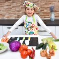 thumbnail image 4 of Nogis 3 Pcs Kids Knife Set, Kids Safe Cooking Knives, Nylon Kids Kitchen Knife with Crinkle Cutter, Serrated Edges Plastic Toddler Knife for Real Cooking & Cutting Fruit, Bread, Lettuce, 4 of 9