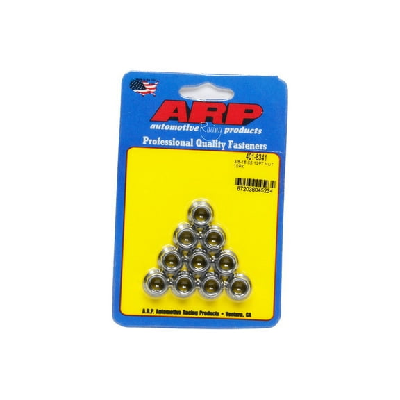 ARP 401-8341 Nut Kit (3/8-16 SS 12pt nut)