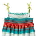 thumbnail image 2 of Mudd Little Girls Green Shoulder Tie Tank Top with Fringe Bottom - Large (6), 2 of 3