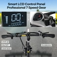 thumbnail image 6 of Naipo Folding Electric Bike with 48V 350W Motor 20MPH Top Speed, Front Suspension and Commuter 20" Electric Bicycle for Adults UL2849, 6 of 11