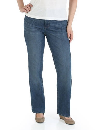 Riders by Lee Women's Slender Stretch Slimming Straight-Leg Jeans With ...