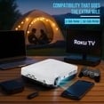 thumbnail image 6 of Boss Projector 4K UHD 3D Android Smart Projector, 7000 Lumens Portable Home Theater, 6 of 9