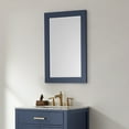 thumbnail image 4 of Ivy 24" Rectangular Bathroom Wood Framed Wall Mirror in Royal Blue, 4 of 10