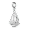thumbnail image 5 of FB Jewels 14K White Gold White 3D Sailboat Pendant High Polish, 5 of 5