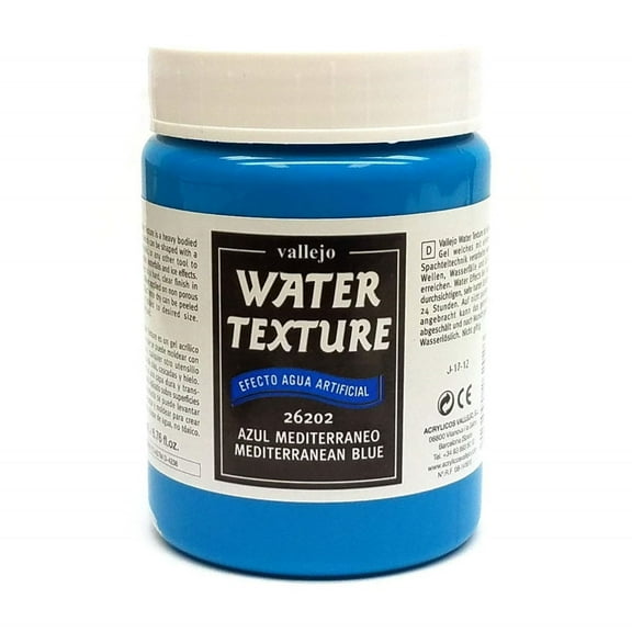 Acrylicos Vallejo VJP26202 200 ml Diorama Effects Water Mediterranean Blue Paint