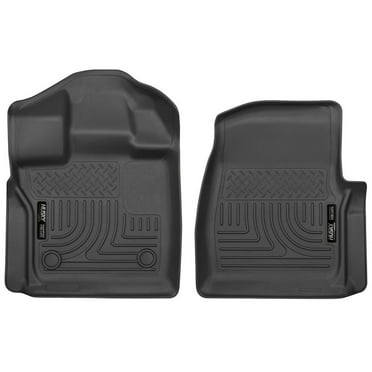 Husky Liners Weatherbeater Floor Mats Fit 15-25 F150 Std Cab Frnt Row 2pc Black