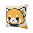 thumbnail image 2 of Aggretsuko Throw Pillow Cover Decoration Pillow Case Cushion for Home Sofa Couch 20"x20", 2 of 8