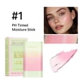 thumbnail image 1 of Tetras Beauty Care,Colour Changing Swivel Blusher,Rouge Blush Balm,Natural Nude Matte Blush Stick HWRETIE, 1 of 8