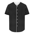 thumbnail image 5 of Ashirexll Summer Shirts for Men, Button up Shirt Men, Plus Size Summer Casual Short Sleeve Striped Button up Shirts Collarless T-Shirt Tops, 5 of 5
