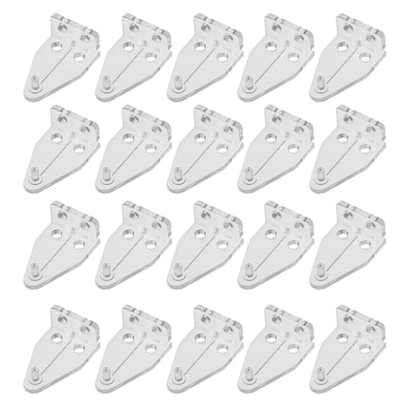 NUOLUX 20 Pcs Venetian Blind Tilt Hook Plastic Blind Tilt Hook Sturdy Shutter Hooks