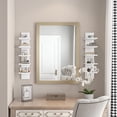 thumbnail image 4 of Estantería de pared Homaterial de 5 niveles, blanca, vertical, flotante, 4 of 7