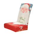 thumbnail image 4 of Funda navideña para silla de comedor, fundas para sillas, decoración navideña para vacaciones de invierno, funda protectora para asiento de silla de Papá Noel BLESIY Cubiertas de comedor, 4 of 8