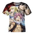 thumbnail image 4 of Fairy Tail Kids Short Sleeve Tee Shirt Novelty Crewneck T-Shirts Unisex Summer Blouse Tops for Boys Girls 100CM, 4 of 8