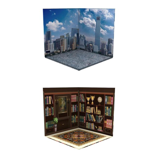 HILABEE Scene Model collection Table Decoration City Study Room