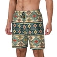 thumbnail image 2 of Gaeub Traditional Tribal Aztec1 Mens Swim Trunks Stretch Beach Shorts Quick Dry for Men Swim Shorts Swimwear with Pockets- Small, 2 of 9