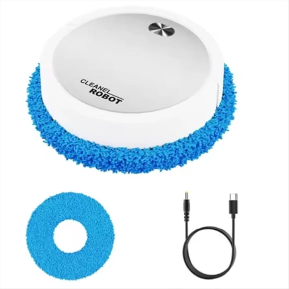 Robots Inteligentes para Fregar Pisos, Máquina de Limpieza Húmeda y , Portátil, Recargable, Color .