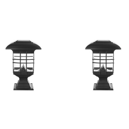 

6X Solar Post Column Lamp Waterproof Landscape Garden Solar Light LED Outdoor Post Deck Cap Column Fence Lamp