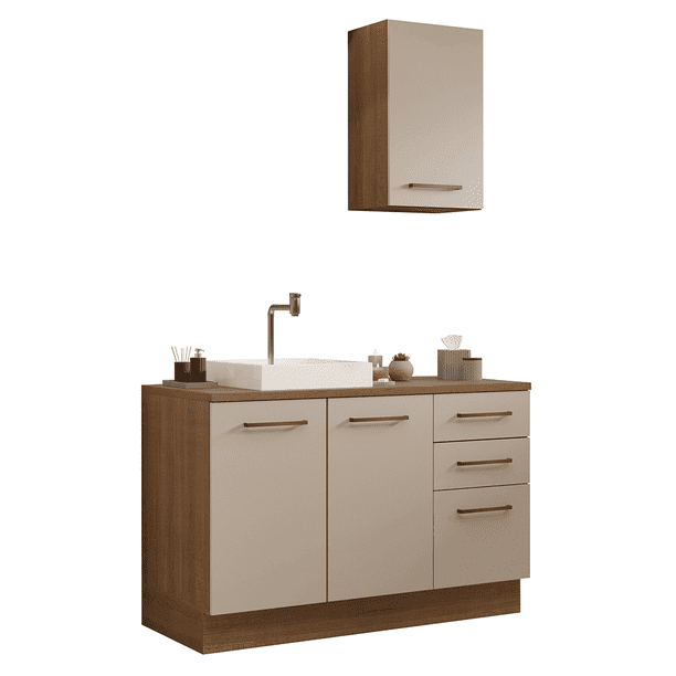 Mueble de Baño Completo para Almacenaje Madesa Agata 120cm 2