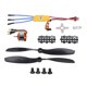 thumbnail image 2 of Motor Sin Escobillas, Kit De Motor Sin Escobillas Fácil De Instalar A2212 10T 30A 1400KV Controlador De Velocidad Eléctrico Para 550 RC Quadcopter Para Helicóptero De 4 6 Ejes, 2 of 7