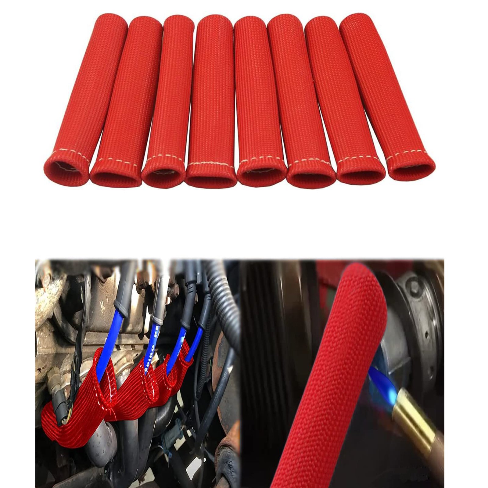 Qiaoxi 8Pcs Spark Plug Wire Heat Shield Protector Sleeve 1000 Degrees  Fahrenheit Spark Plug Heat Cover Replacement | Walmart Canada