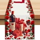 thumbnail image 5 of Puntoco Bandera de mesa con rosas para el día de San Valentín, decoración para fiestas, cocinas y salas de estar, 5 of 5