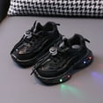 thumbnail image 2 of kamemir Light Shoes for Kids Children's Casual Shoes Boys Breathable Non-Slip Light Sneakers Unisex Luminous Sneakers for Girls Sport Running Shoes(Black,9.5), 2 of 5