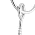 thumbnail image 4 of armella/tirafondo con anillo de enganche de 3/8 x 3-1/2 de pulgada plata, 4 of 4