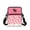 Cute Black Cat with Strawberry Print & Strawberry Floral Pattern, variant on Chririnla Crossbody Bag with Sports Silhouette, Lightweight Polyester Single Shoulder Purse for Women, Travel Running Casual Use