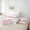 Light Pink White, variant on jejeloiu Ribbon Bowknot Bow 7pcs Bedding Comforter Set,White Pink Queen Bedding Sets For Bowtie Girls Reversible