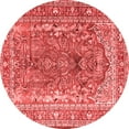 thumbnail image 1 of Ahgly Company Indoor Round Persian Red Traditional Area Rugs, 5' Round, 1 of 4