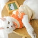 thumbnail image 5 of Suéter De Punto De Gato, Lindo Suéter De Punto Con Patrón De Fresa, Adecuado Para Gatos Y Perros De Tamaño Pequeño Y Mediano,Orange,S [Clase De Energía A], 5 of 5