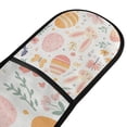 thumbnail image 4 of Yayeee Double Oven Mitt Kitchen Heat Resistant Baking 35" x7" Quilted Glove, Pink Easter Eggs, 4 of 6