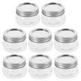 thumbnail image 3 of 8Pcs Mini Mason Jars Sealing Jam Jars Small Glass Canning Jars Honey Jars Jam Storage Containers, 3 of 5