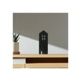 thumbnail image 3 of Handcrafted Mango Wood Decorative Object - Modern Minimalist Accent for Home & Office - Living Room, Bedroom & Desk Decor - 12" Black, 3 of 12