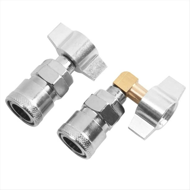 2 Piezas de Conector Neumático para Soplador de Polvo de Camión, Codo Recto, Conexión Integrada, Herramienta de Hardware para Decoración del Hogar