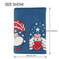 thumbnail image 3 of Pofeuu Three Gnome Independence Day Print Travel Document Organizer Passport Holder Men Women for Family (6.5 in x 4.5 in),Wallet Holder Credit Card Clutch Bag Case, 3 of 5