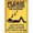 Yellow, variant on Man Cave Decor Please Do Not Disturb I'm Sleeping Tin Sign Vintage Funny Creature Iron Painting Metal Personality Novelty 12x8 Inch