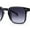Slate - Smoke, variant on Mens Classic Hipster Keyhole Rectangle Horn Rim Plastic Sunglasses Black Tortoise Green