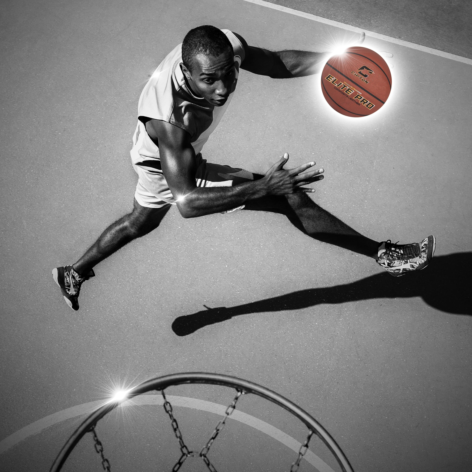 Cipton Basketball Official Size Outdoor Basketball Pump Included