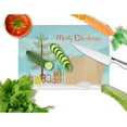 thumbnail image 2 of Caroline's Treasures Lincoln Longwool Sheep Christmas Glass Cutting Board Large, 2 of 2
